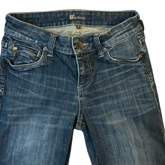 ✨SOLD✨KUT FROM THE KLOTH Women’s 2 Bootcut Mid Rise Jeans - Picture 3 of 14